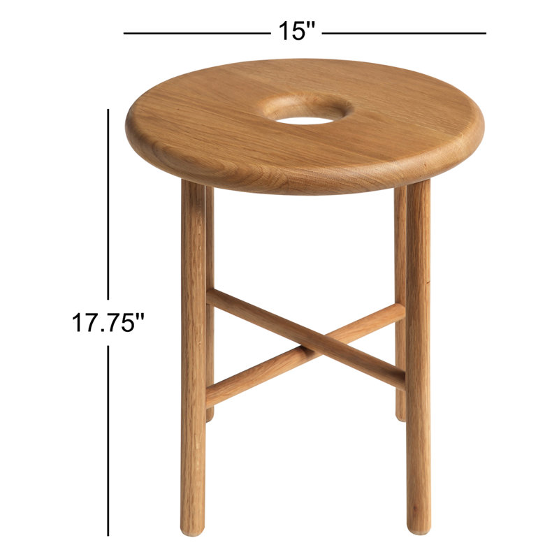 Bogey Utility Stool, Oak