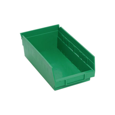 DE5D57C7960B4BD5BB97DAE027CF17BD Rangement de pièces économique, bacs verts, l 12 po x l 7 po x H 4 po, paquet de 30