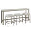 Console avec tabourets Skaket