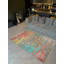 Tapis décoratif multicolore à motif rétro de la collection Barcelona-1096112668