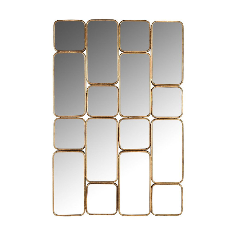 Birche Metal Rectangle Wall Mirror