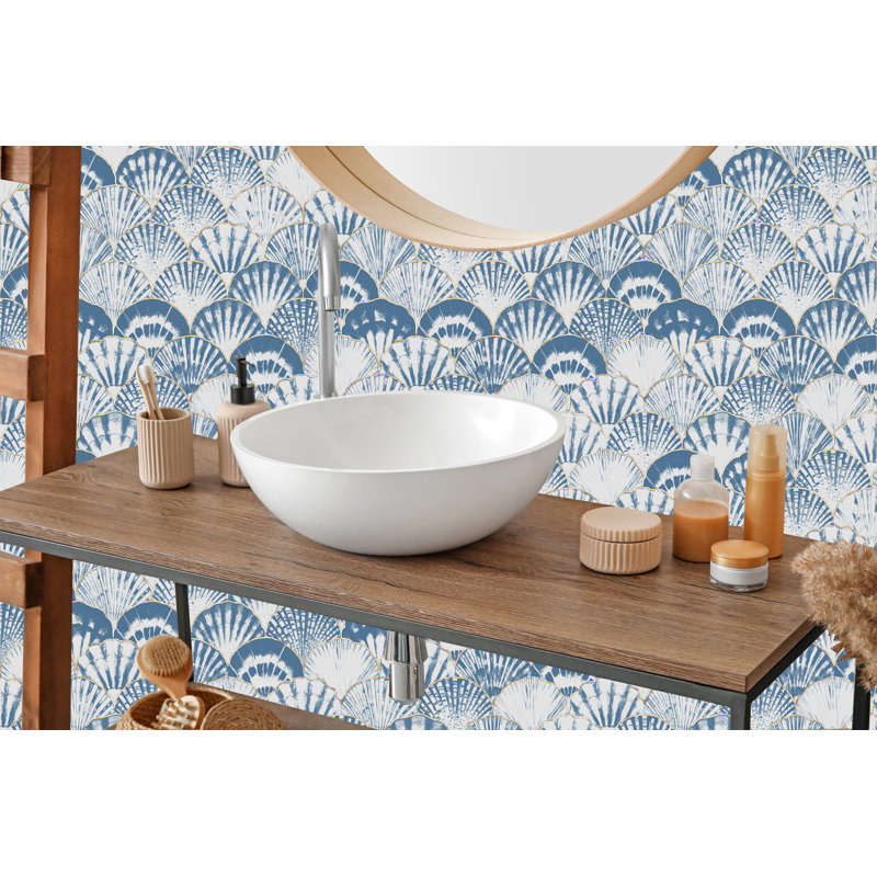 Rouleau de papier peint autocollant L 10 pi x l 24 po Amukta