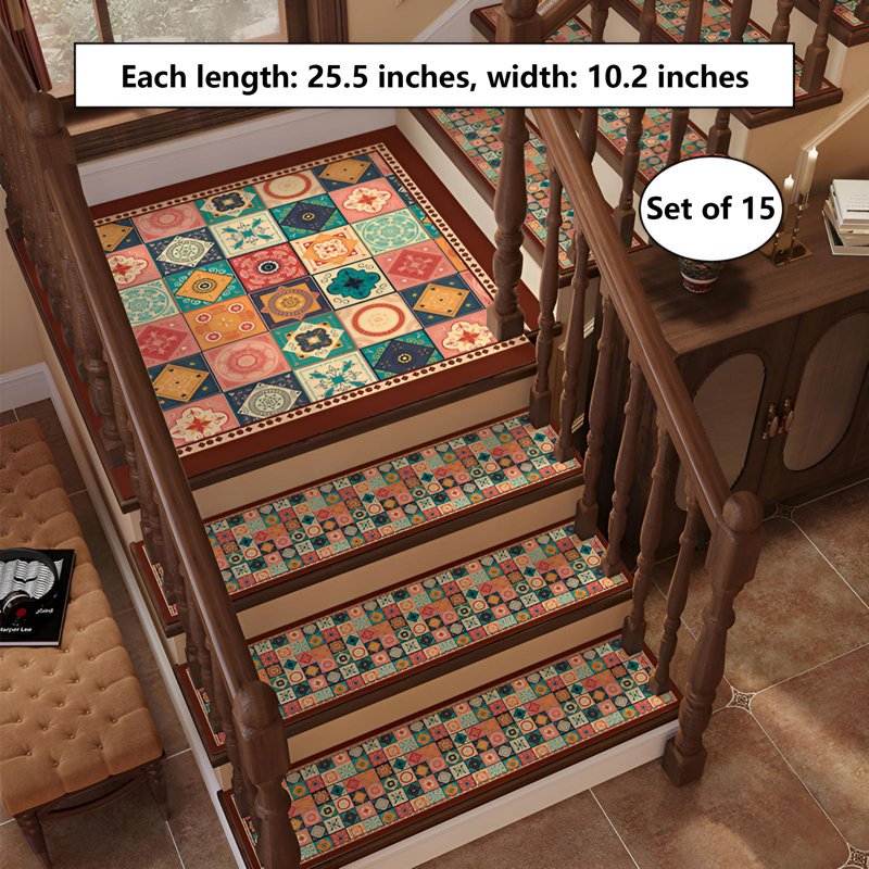 Tapis d'escalier insonorisés pour un environnement confortable