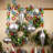 60" Christmas Blue Green Red Link Garland, Multicolor