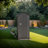 Small Metal Compact Garden Shed, Galvanized Iron with Waterproof Design & Solid Lock System