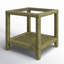 Pine Isle Glass End Table-1017580372
