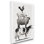 «Black and White Animal Stack» par Daphne Polselli, reproduction d'art textuel sur plastique