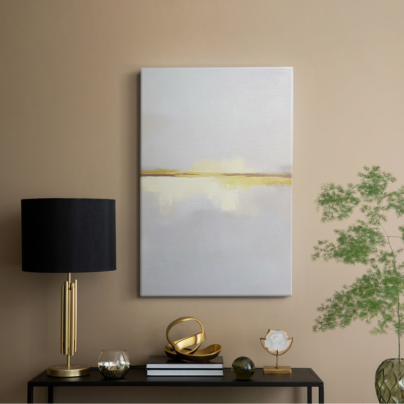 Série ABSTRACT DCCII - Toile tendue avec châssis de qualité supérieure - Prêt à être accroché, H 48 po x l 32 po