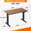 Bureau pour travailler debout électrique Bureau à hauteur réglable pour bureau d'ordinateur avec support pour écouteurs-1048901183-1068830911