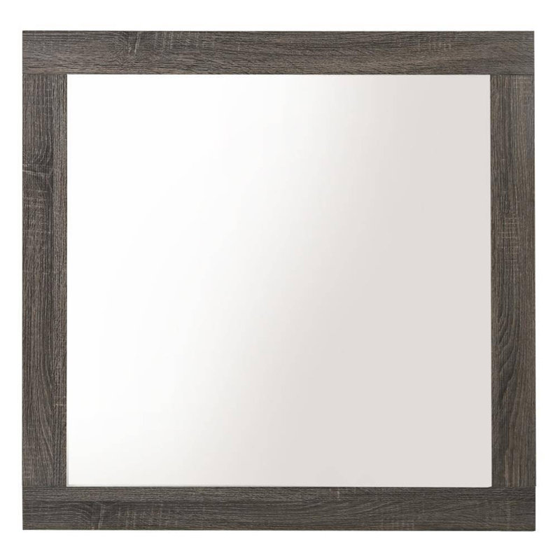 Miroir de commode Kashawn, Gris