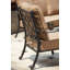 Chaise de patio avec coussins Waconia