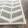 Ellicott Hand Tufted Wool Chevron Rug