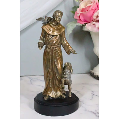 Figurine Heslar Saint François d'Assise