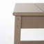 Ensemble de salle à manger 5 pièces en PEHD pour l'extérieur, table de patio toutes saisons avec trou pour parasol et 4 chaises sans accoudoirs pour la cour ou la piscine-638809477