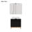 Palen 35.4'' Single Bathroom Vanity with Ceramic Top