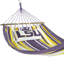 Hamac à l'effigie du logo athlétique des Tigers de LSU, violet et or
