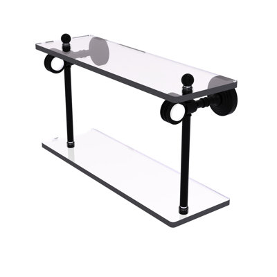 Jarrell 2 Piece Glass Tiered Shelf