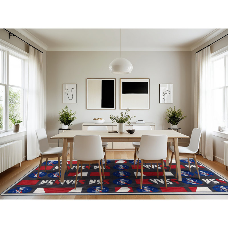 Tapis mauve lavable à la machine, Rectangle 7 pi x 10 pi
