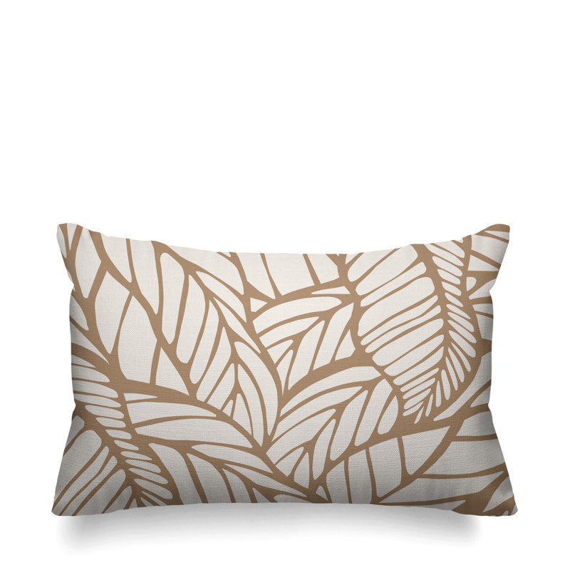 Housse et insert de coussin d'extérieur, Beige