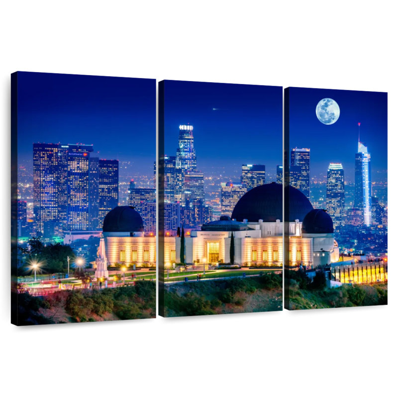 Sebbie Griffith Park Observatory, 24" H x 38" W