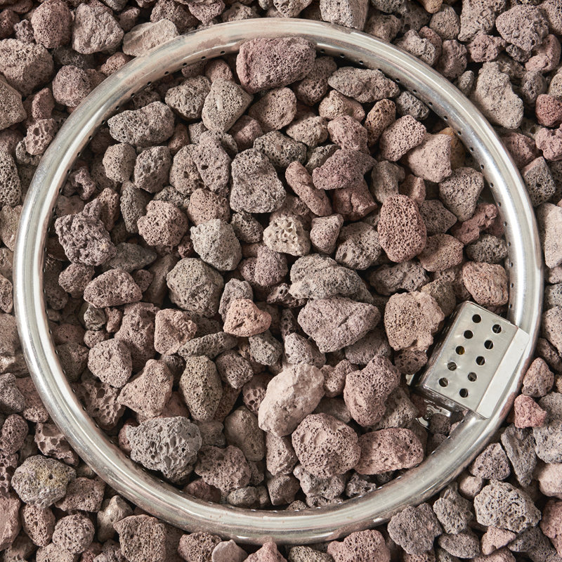 32" Patio 40,000 BTU Round Iron Propane Fire Pit,