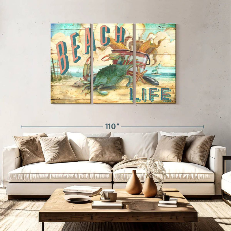 Beach Crab I, 48" H x 74" W