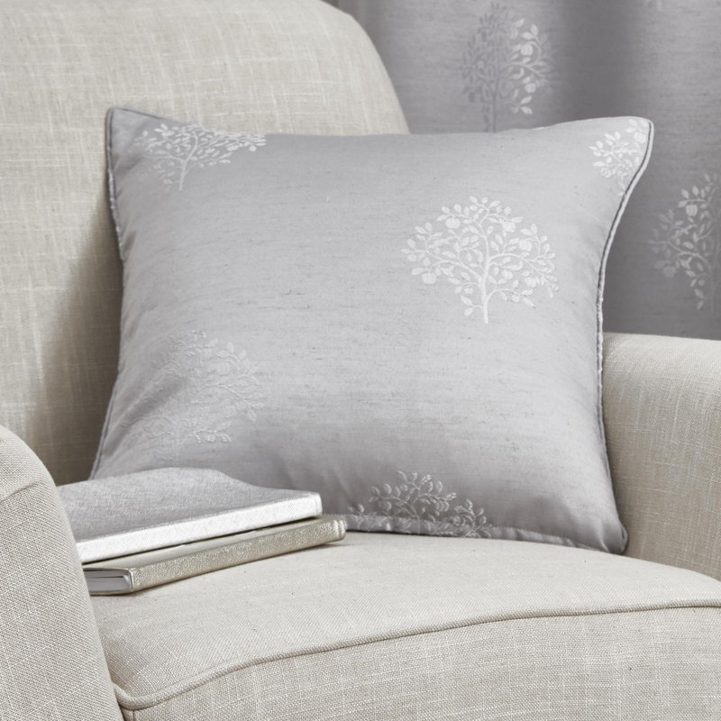 Harvest Floral White Square Cushion Cover