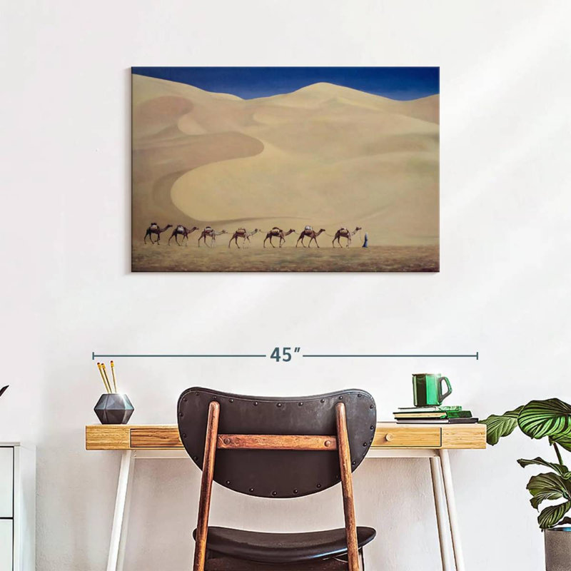 Camel Train 1993, 24" H x 36" W