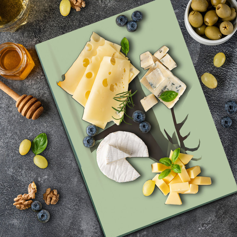 Planche à découper en verre à la maison east urban