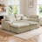 Space-Saving L-Shaped Corner Sofa with High Backrest and Sleeper Function-65742657