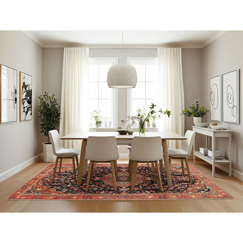 Oriental Indoor Rug, Rectangle 7' x 10'