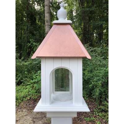 Krebs Water Resistant Pole Tube Bird Feeder