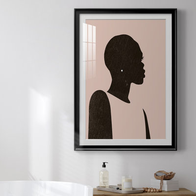 Silhouette rose II par - impression sur