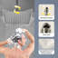 Pomme de douche fixe Rain-90695557