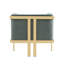 Chaise longue en velours Paramount-661117869