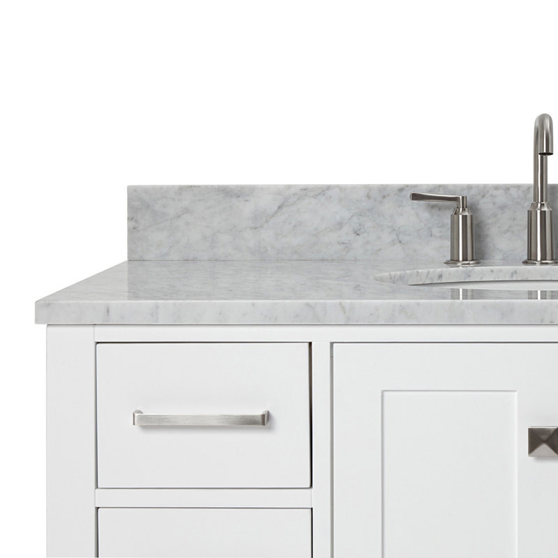 Ensemble de meuble-lavabo simple 43 po Flynt, Blanc