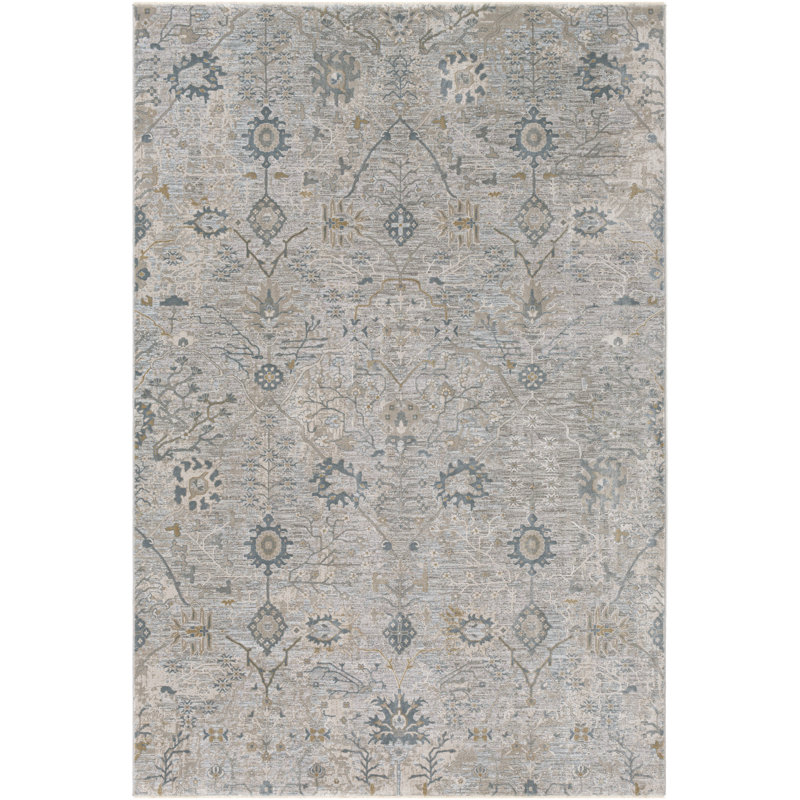 Aicha Floral Indoor Rug, Rectangle 2'7" x 4'