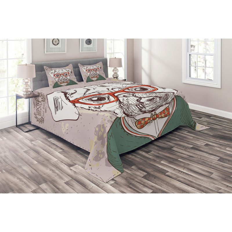 Dog Polyester Coverlet