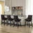 Upholstered Swivel Nailhead Trim Tufted Barstool with Solid Wood Frame (Set of 2)-1932704348