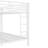 Metal Queen Over Queen Bunk Bed For Teens And Adults,Space-Saving/Noise Reduced/No Box Spring Needed,White