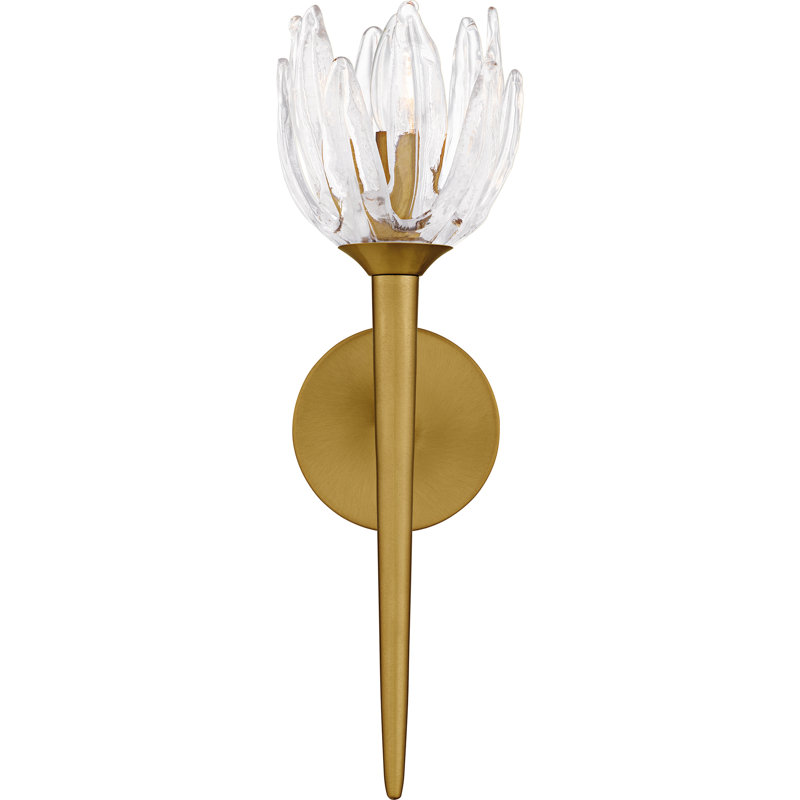 Shea Wall Sconce, Brushed Gold