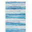 Tapis ivoire / bleu en coton tissé à la main Brogun-24618866
