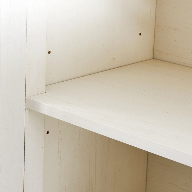2 -Drawer Wood Accent Storage Cabinet, Antique White