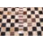 Cowhide Patchwork Brown Rug 4'1" x 6'0"