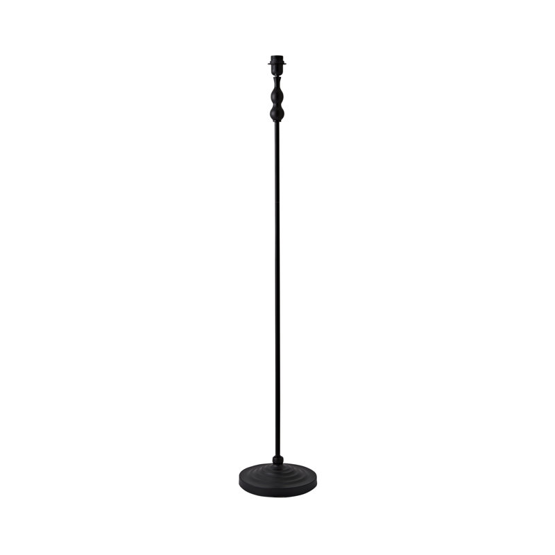 Reselva 131cm Traditional Floor Lamp, Black, Black
