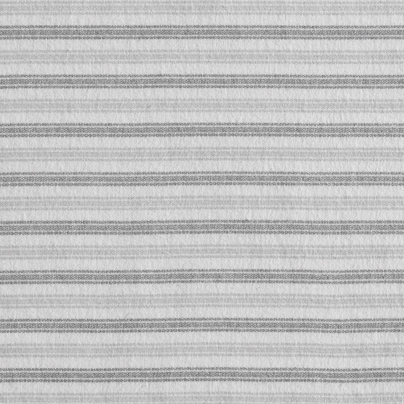 Ensemble de draps 100% coton 200 fils, Ensemble de draps pour lit simple avec 1 taie d'or, Gris à rayures