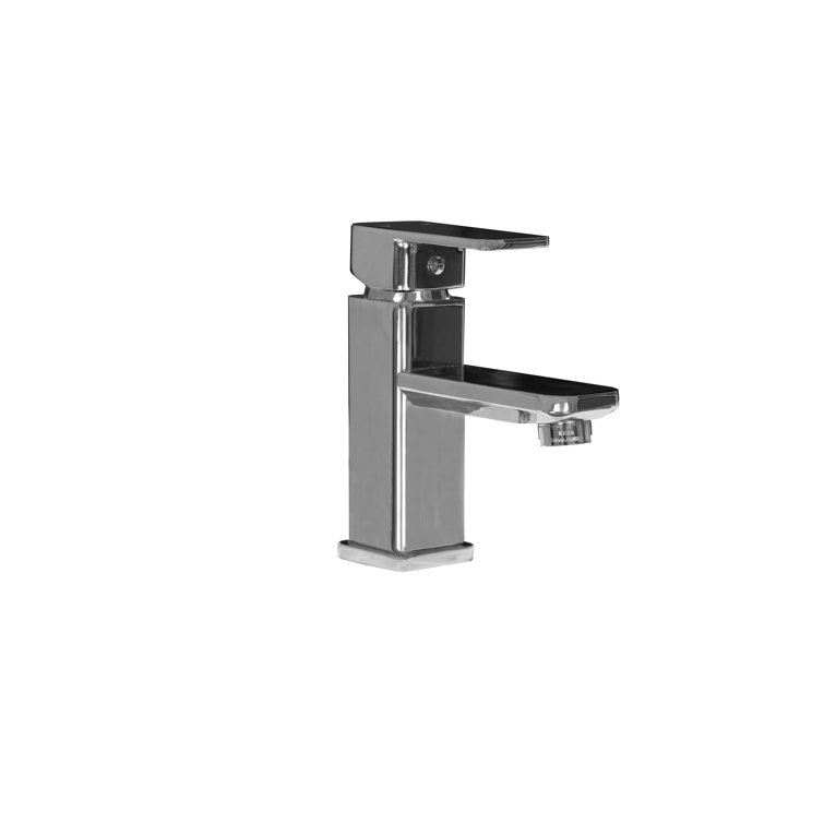FlowCurve 4 in. Centerset 1-Handle Bathroom Faucet without Deckplate in Polished Chrome