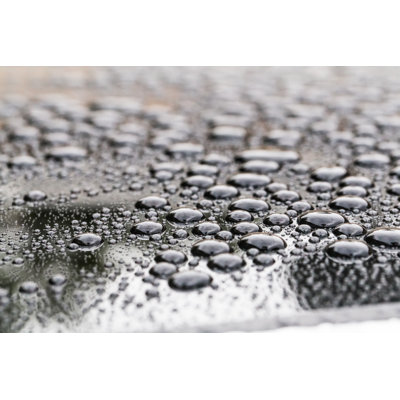 Water Droplets on Car 1 Piece Wrapped Canvas Wall Art