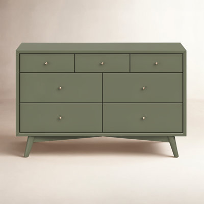 Palma 7 Drawer 53" W Double Dresser
