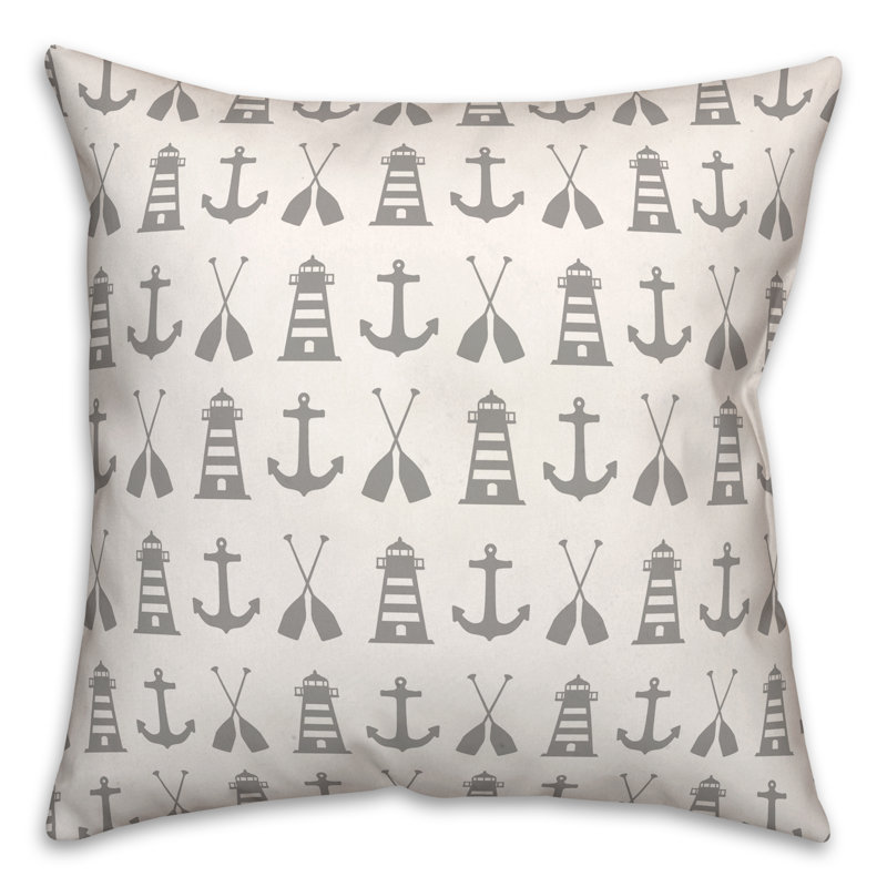  Housse et insert de coussin nautique, Gris